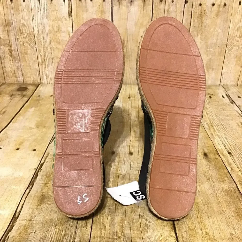 Loudmouth Lucky Bora‎ Bora Espadrille Shoes 7.5 M